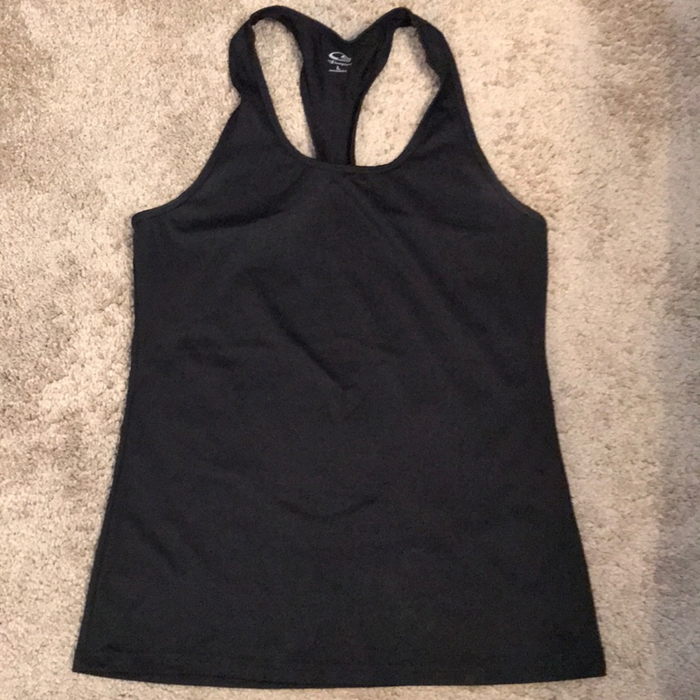 Champion size large black tanktop